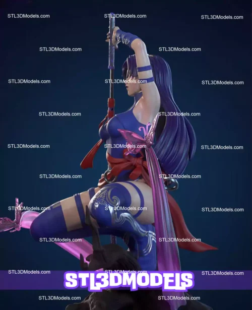 Psylocke STL 3D Model 