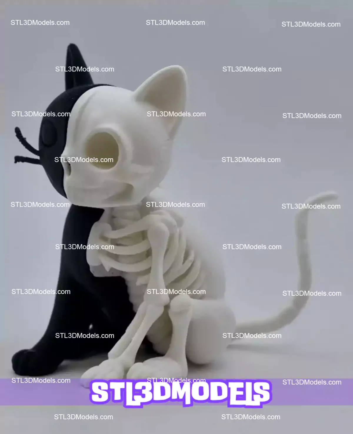 Meow Mortem STL 3D Model 