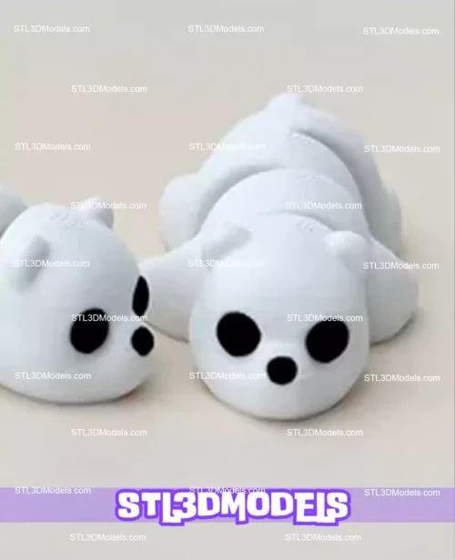 Baby Bear Arms Back STL 3D Model 