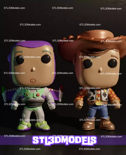 Toy Story Friends Funko STL 3D Model 