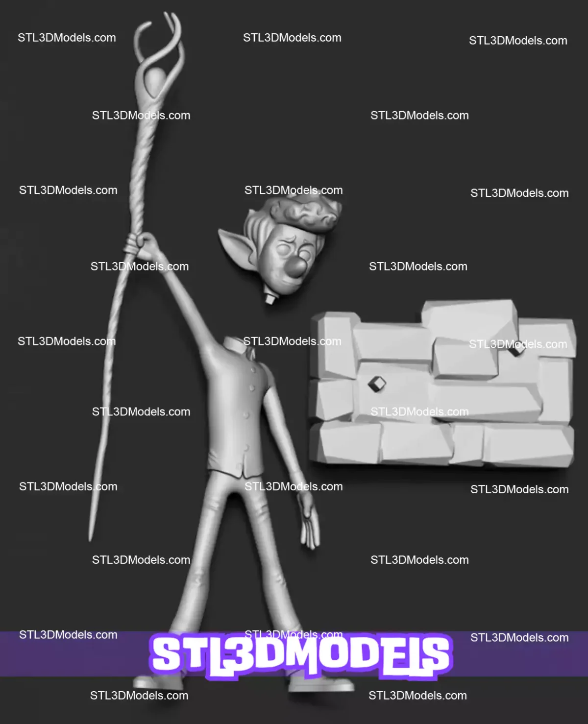 Ian Lightfoot STL 3D Model 