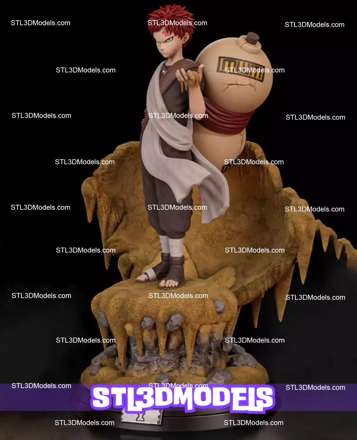 Gaara STL 3D Model 