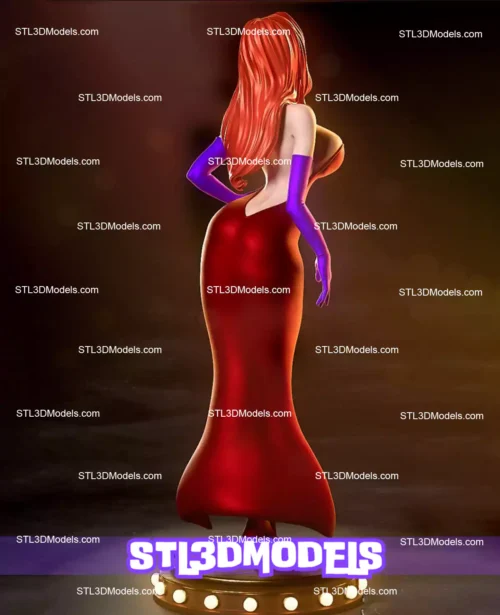 Jessica Rabbit STL 3D Model 