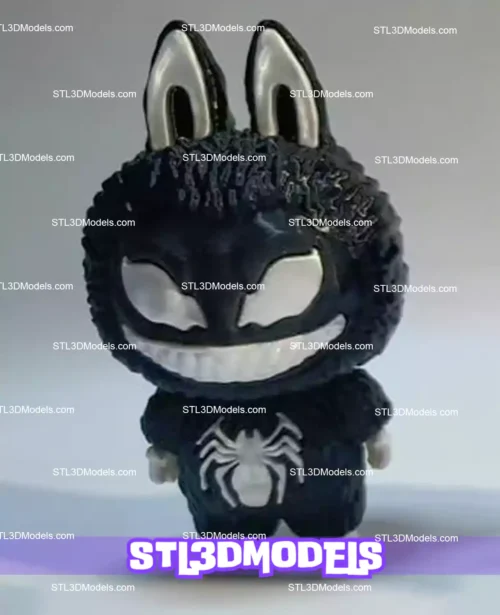 Labubu Venom STL 3D Model