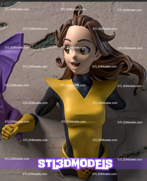 Kitty Pryde STL 3D Model 