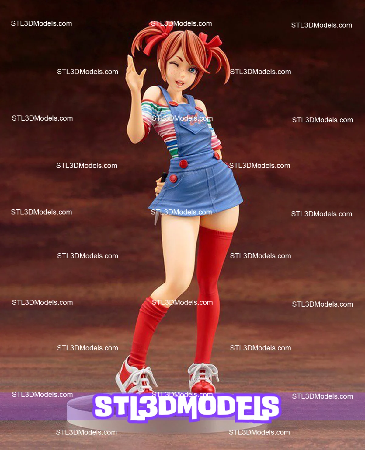 Chucky Bishoujo STL 3D Model 
