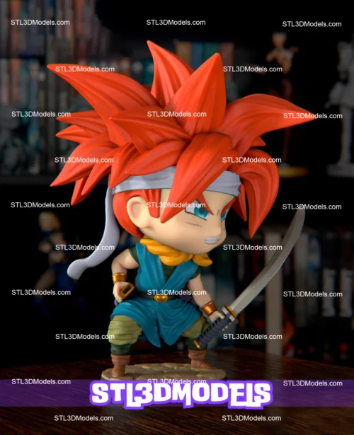 Chrono Trigger Chibi STL 3D Model 
