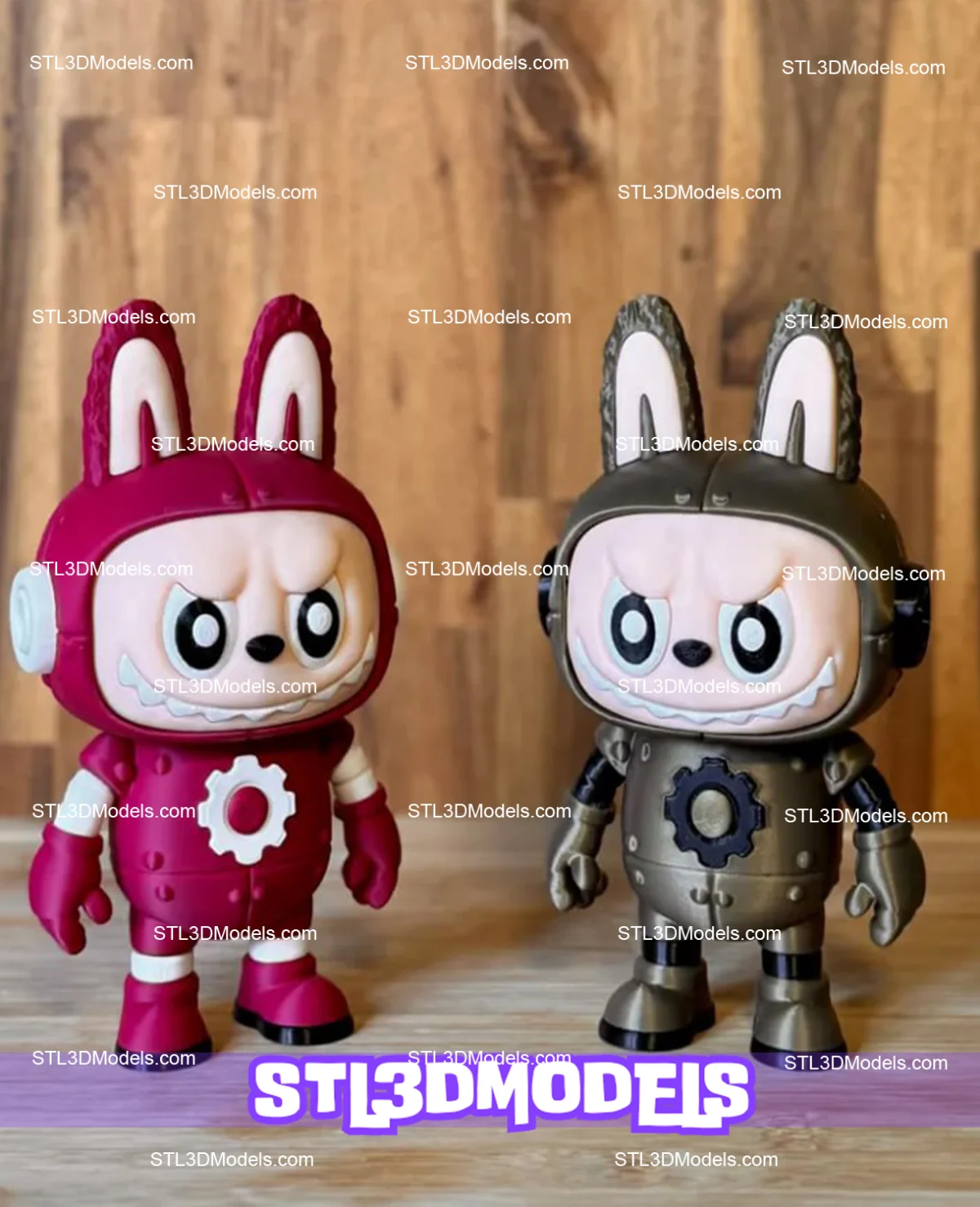 Labubu Robot STL 3D Model 