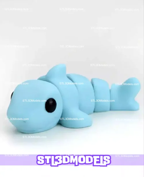 Mini Cute Flexi Animal Fidget STL 3D Print Model 