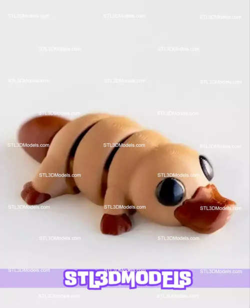 Mini Cute Flexi Animal Fidget STL 3D Print Model 