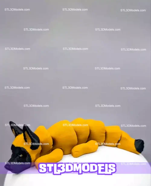 Flexi Dogs Keychain Bundle STL 3D Print Model 