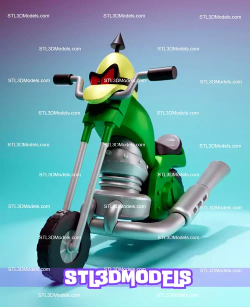 Wheelie and the Chopper Bunch STL Model