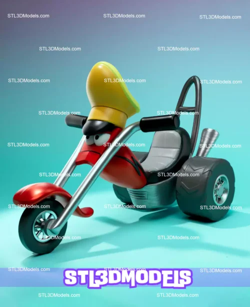 Wheelie and the Chopper Bunch STL Model
