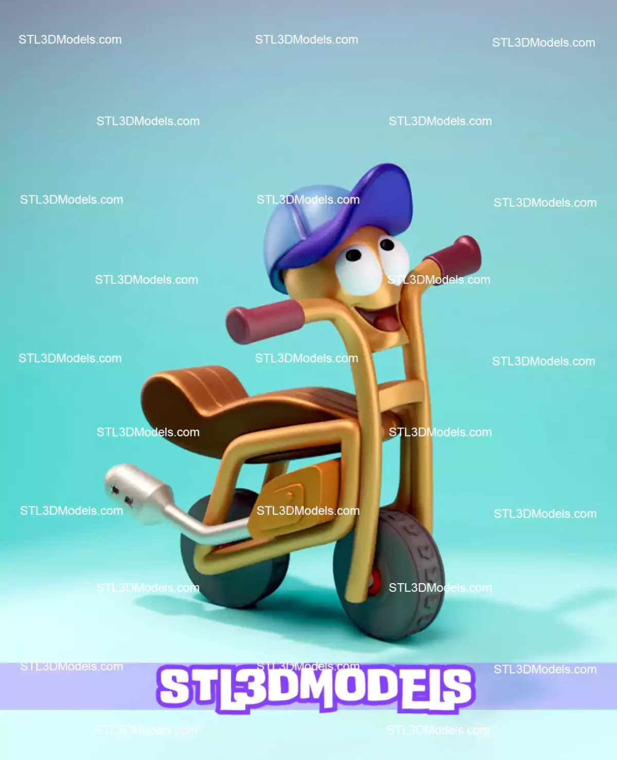 Wheelie and the Chopper Bunch STL Model