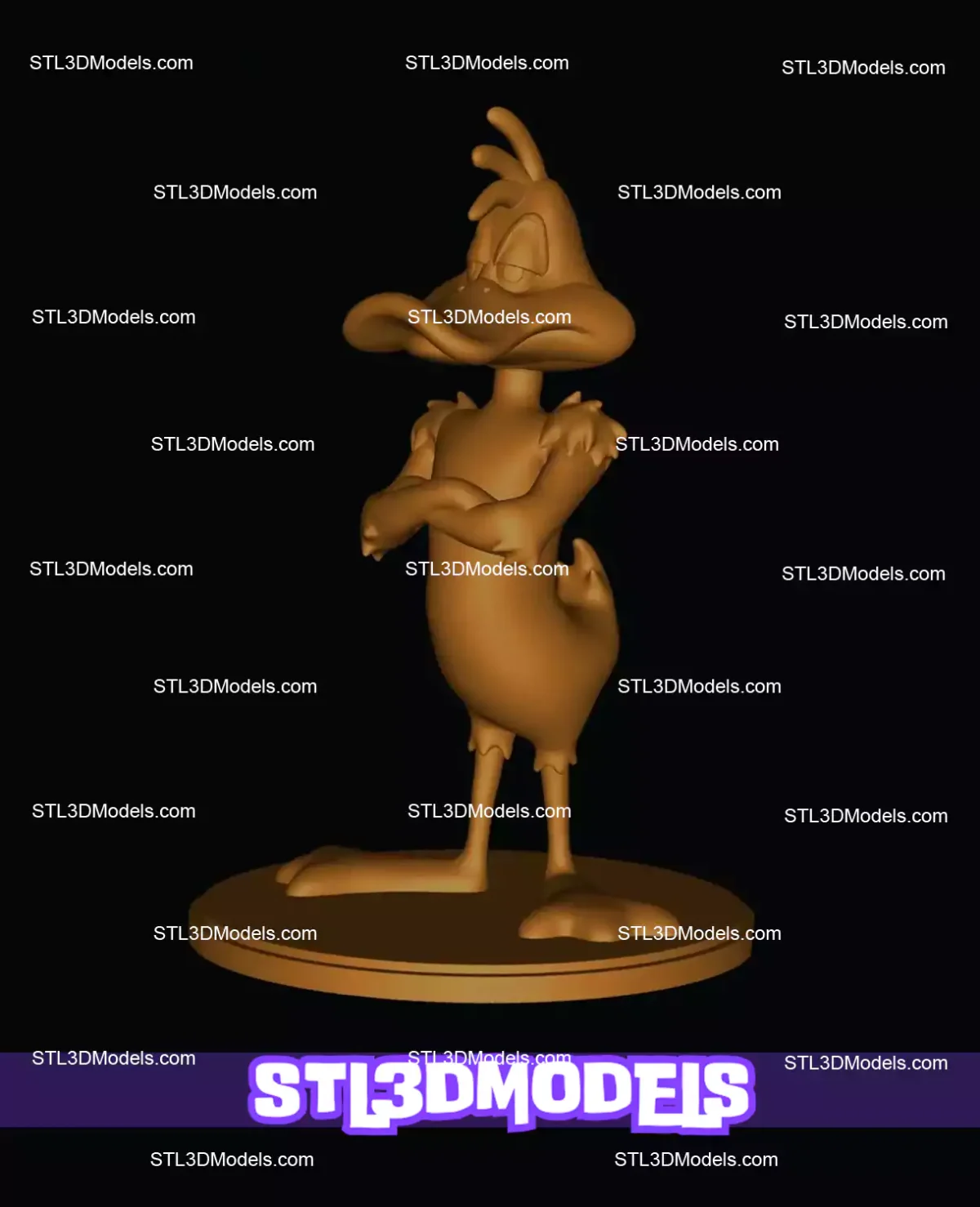 Daffy Duck 3D Model STL 3D Models