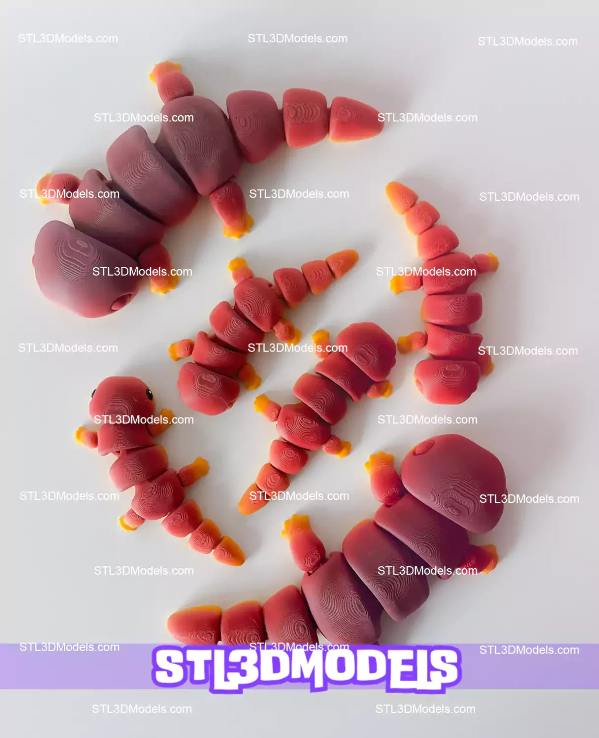 Salamander Flexi STL and 3MF Models
