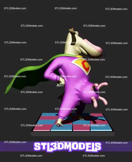Cow and Chicken STL 3D Models