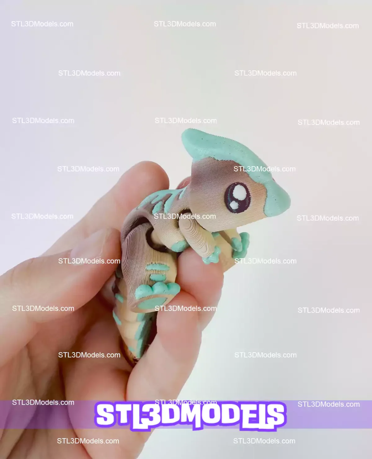 Parasaur Flexi STL and 3MF Model
