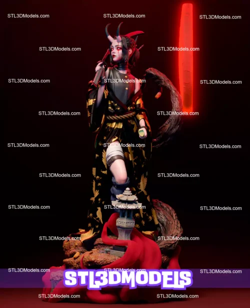 Oni STL File 3D Printable Model