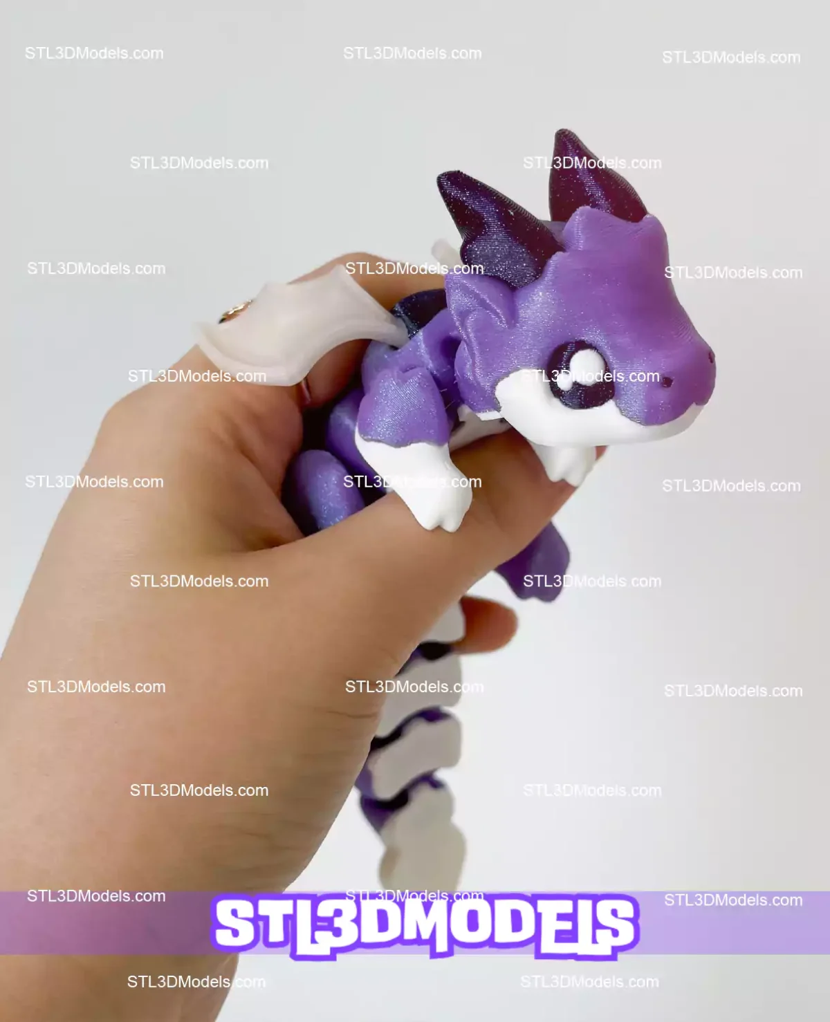 Little Dragon and Castle STL and 3MF