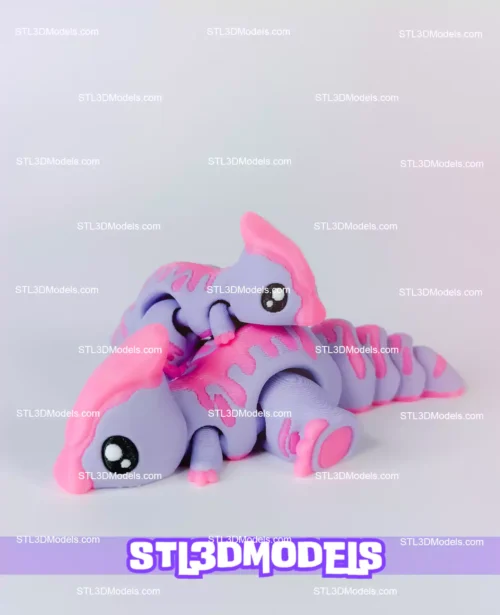 Parasaur Flexi STL and 3MF Model