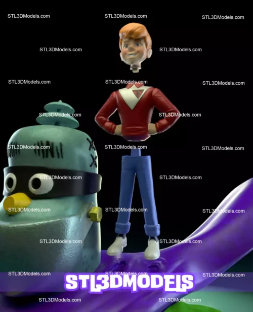Frankenstein Jr and Buzz Conroy STL Model