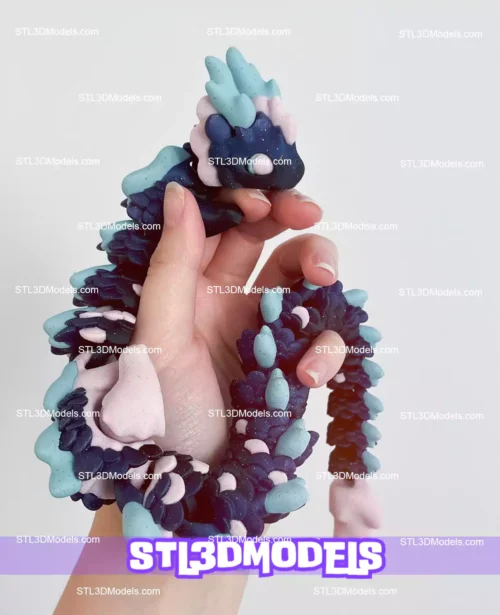 Baby Dragon and Egg STL and 3MF
