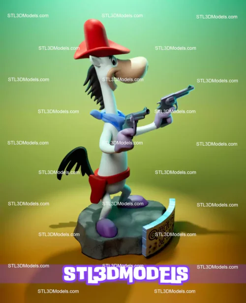 Quick Draw McGraw STL 3D Files