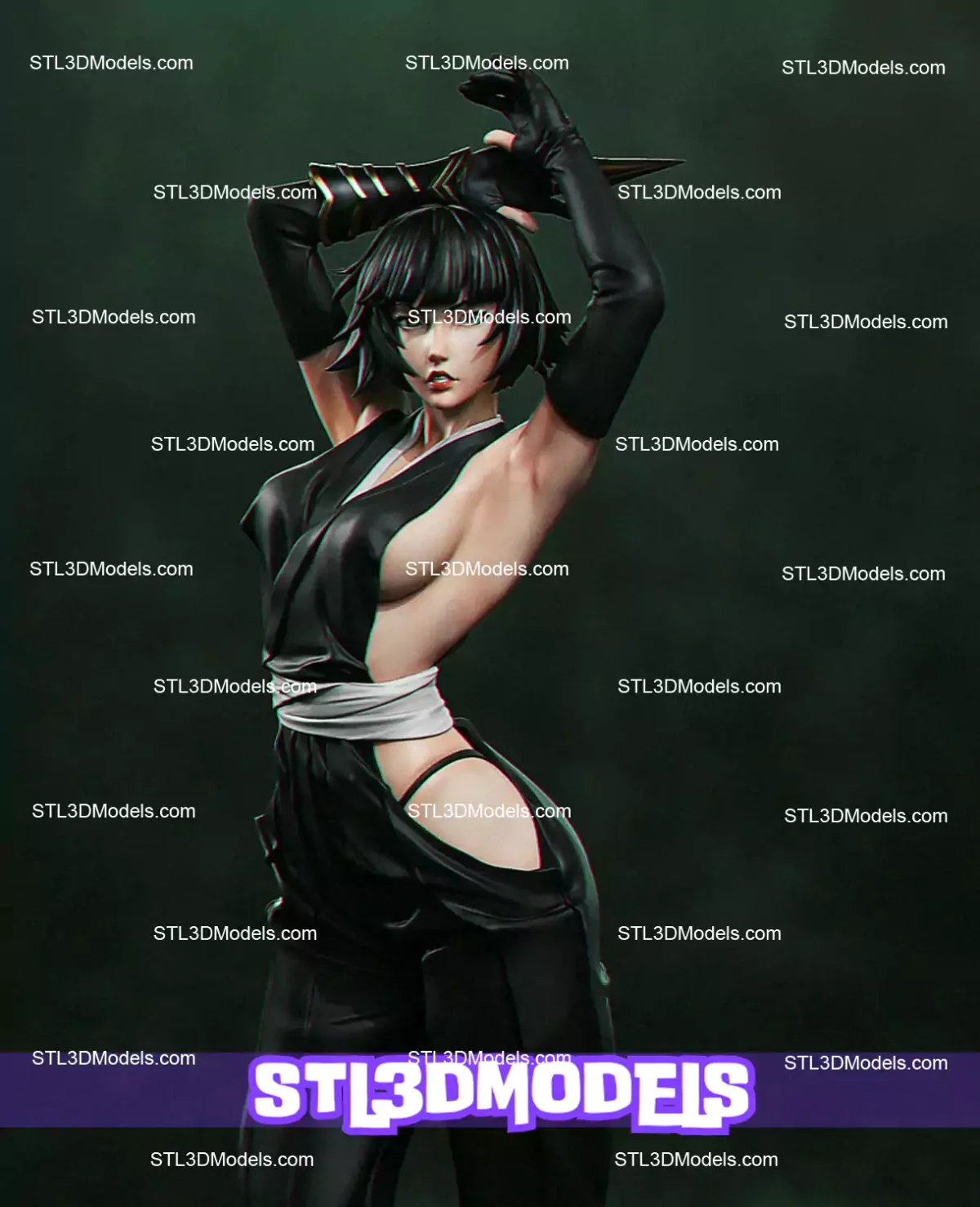 Soi Fon NSFW and SFW STL Model