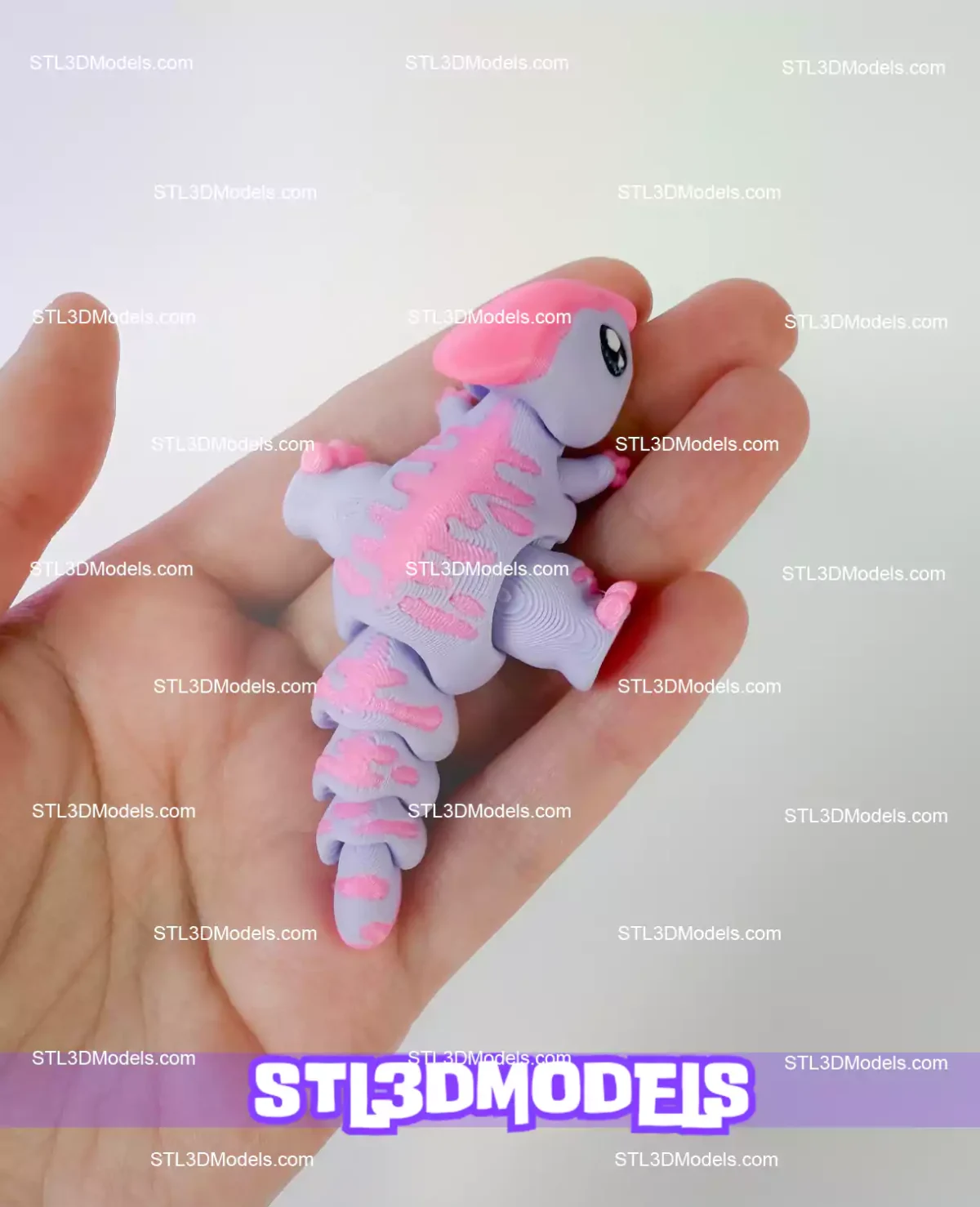 Parasaur Flexi STL and 3MF Model