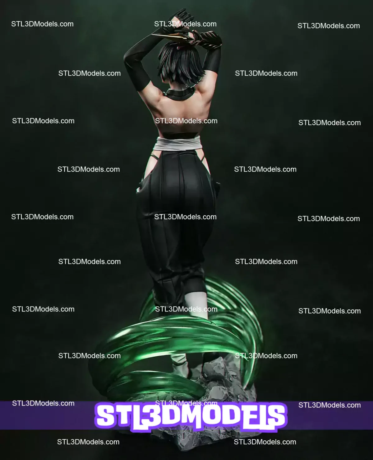 Soi Fon NSFW and SFW STL Model