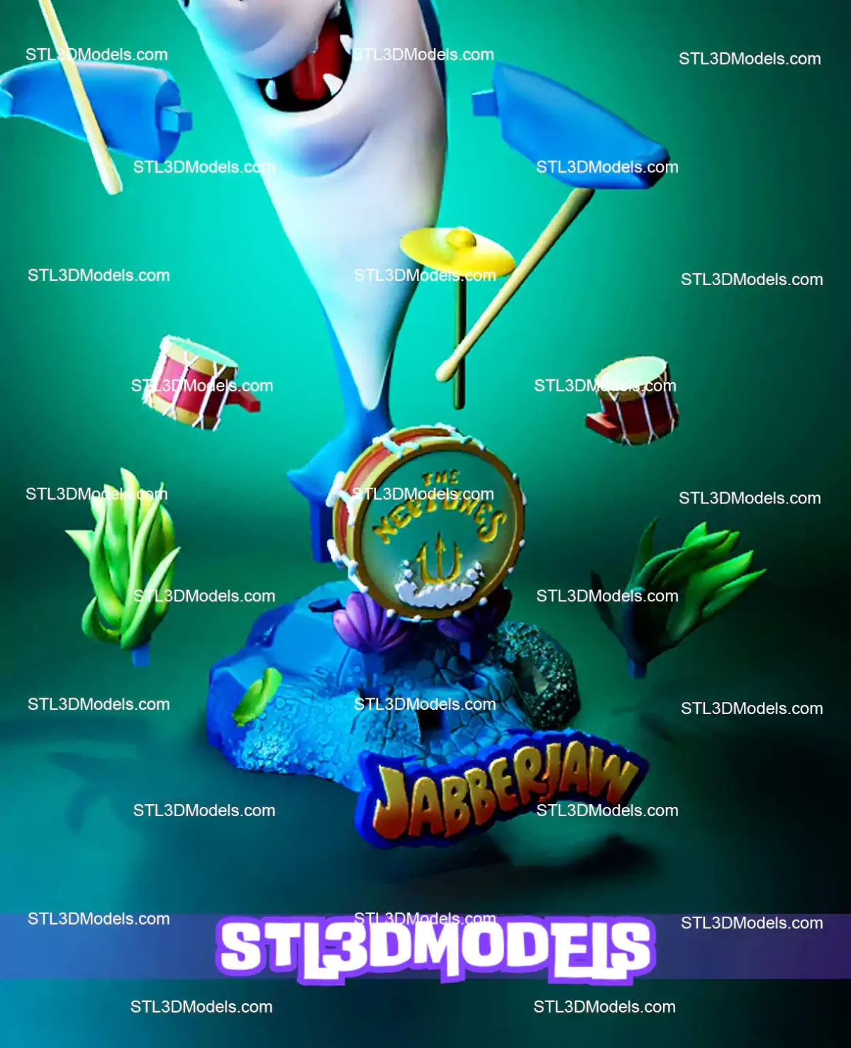 Jabberjaw STL 3D Models