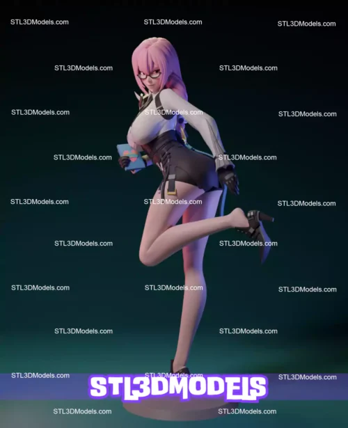 Tsukishiro Yanagi STL 3D Model 