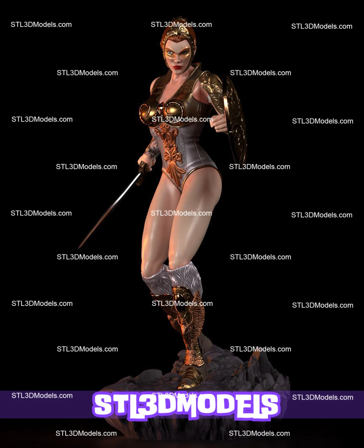Teela Standalone STL 3D Model 