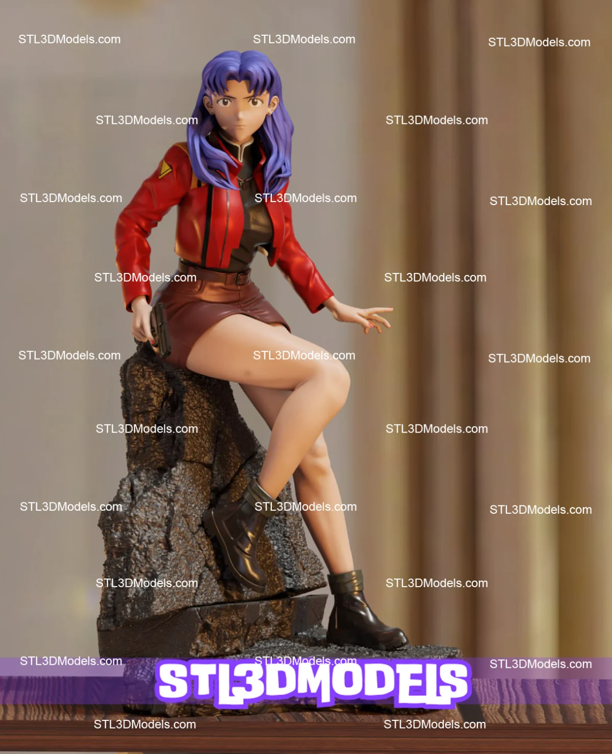 Misato Katsuragi STL 3D Model 