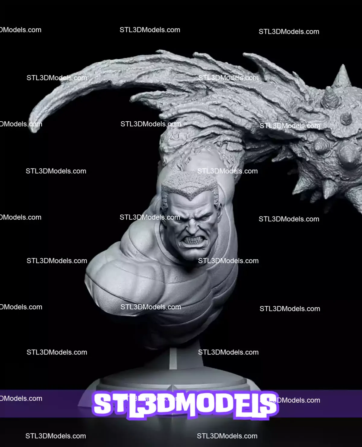Sandman Bust STL 3D Model 