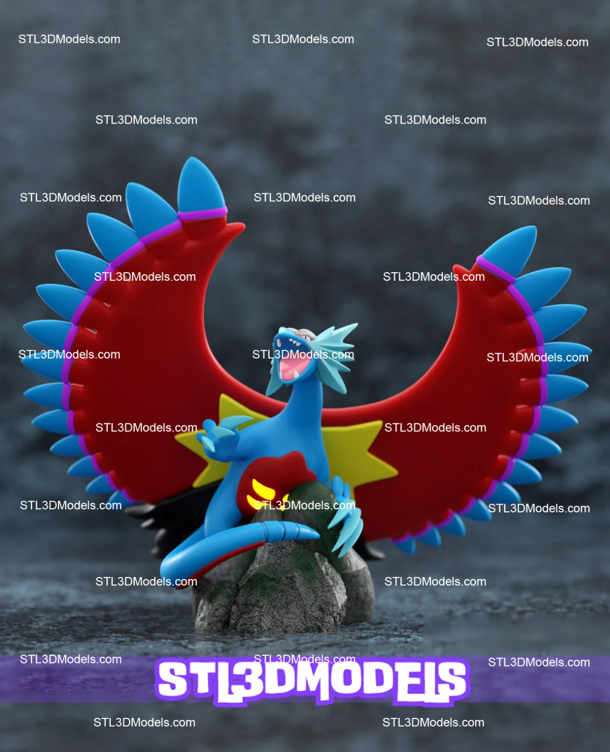 Roaring Moon STL 3D Model
