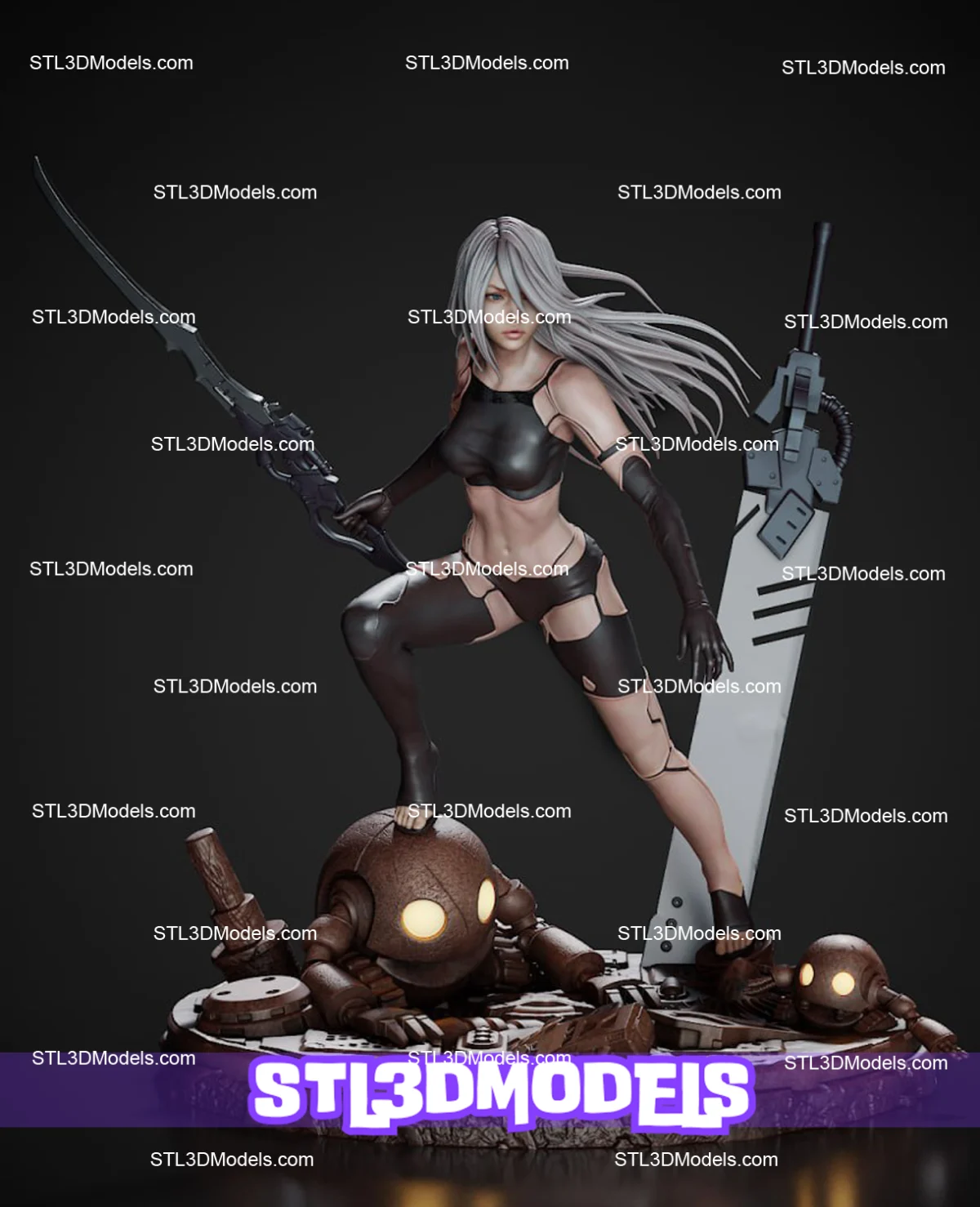 A2 Warrior STL 3D Model