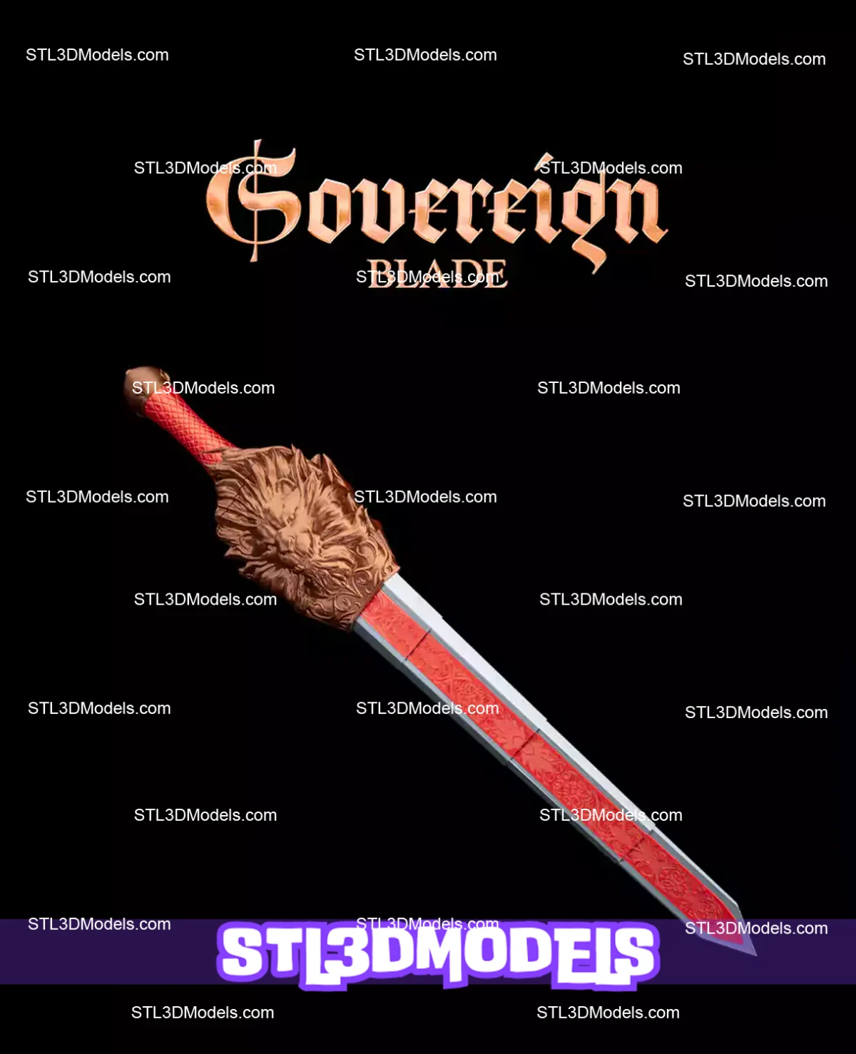 Sovereign Blade STL 3D Model 