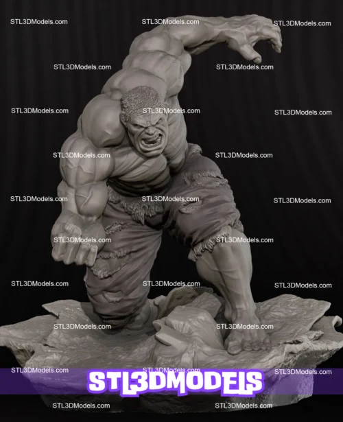 Hulk STL 3D Model 