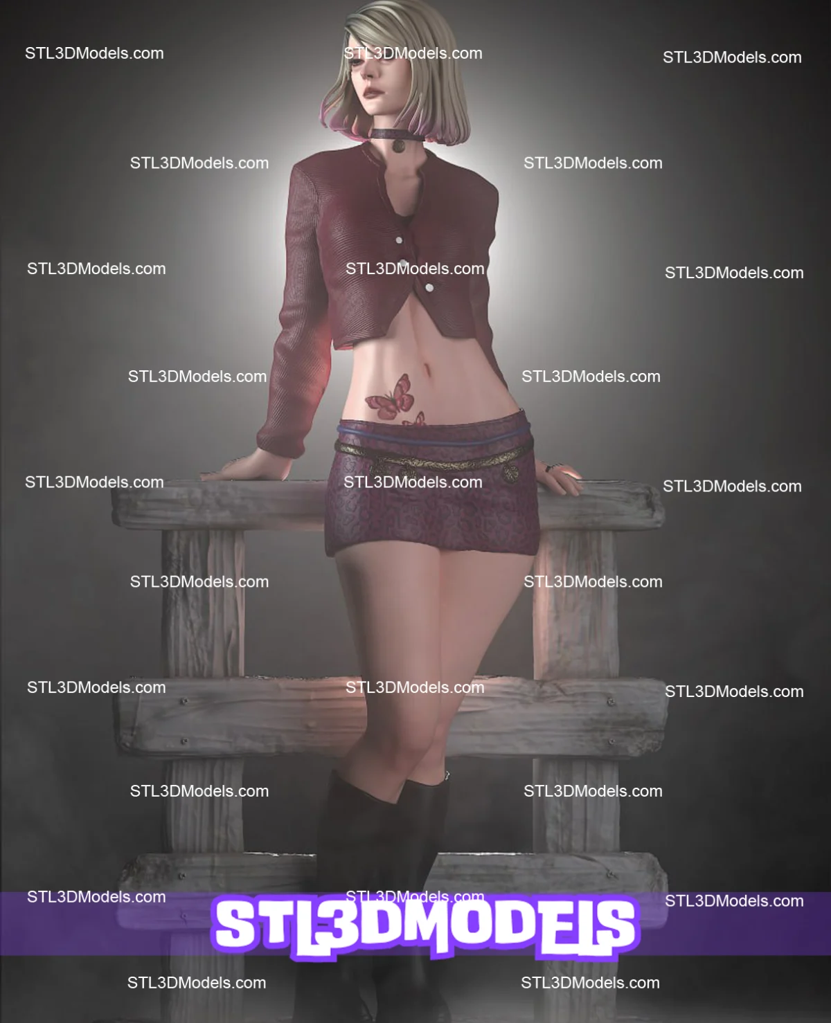 Maria Silent Hill STL 3D Model 