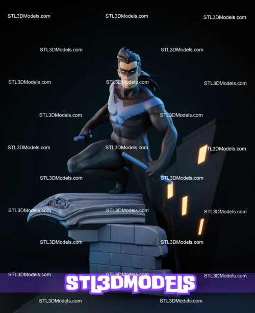 Nightwing STL 3D Model 