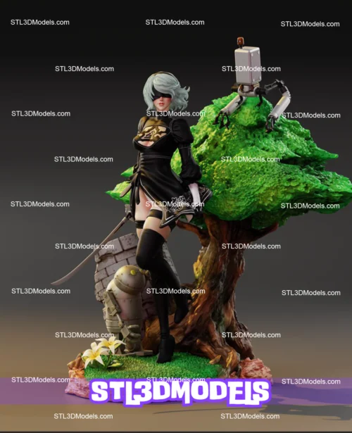 2B STL 3D Model 