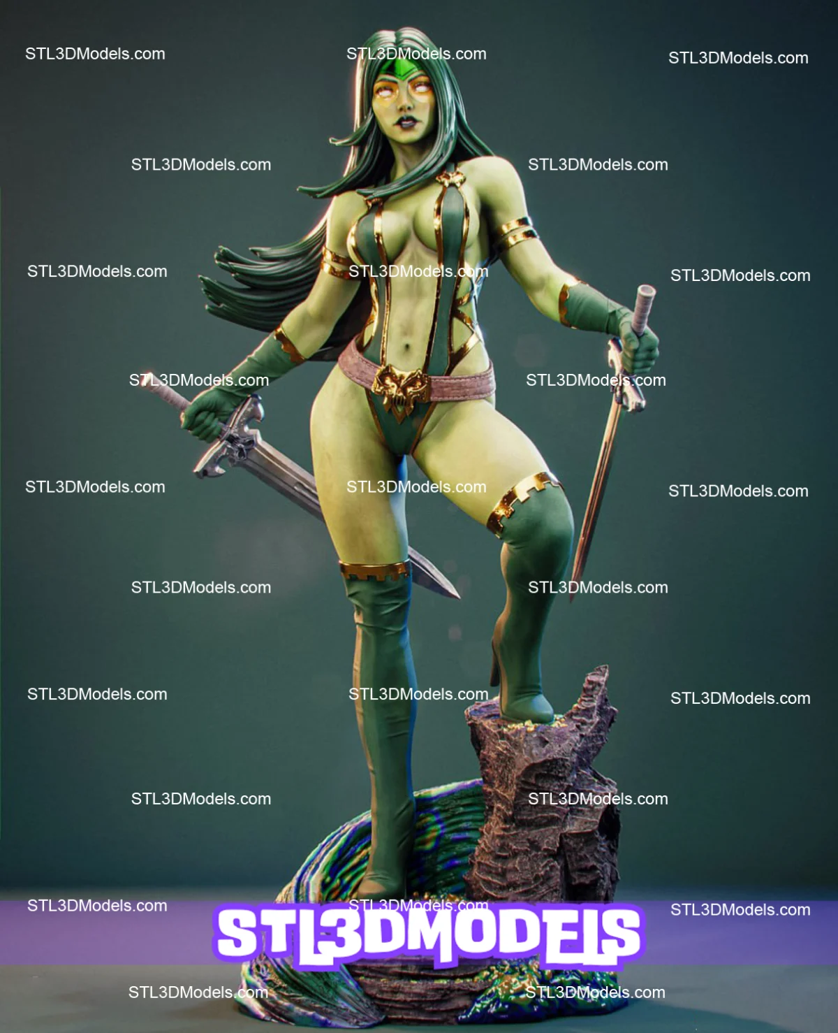Gamora STL 3D Model
