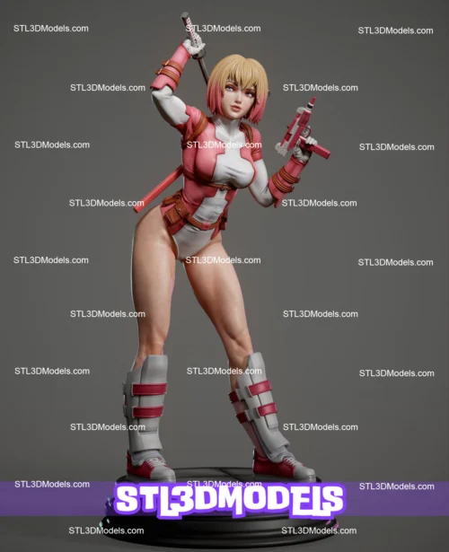 Gwenpool STL 3D Model 