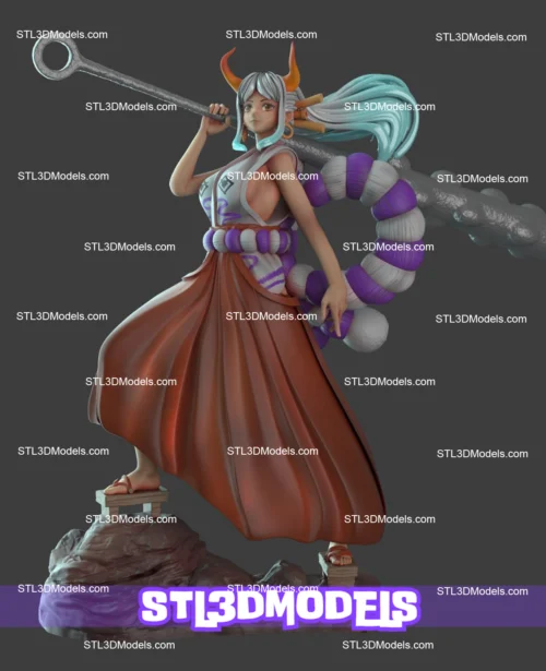 Yamato One Piece STL 3D Model