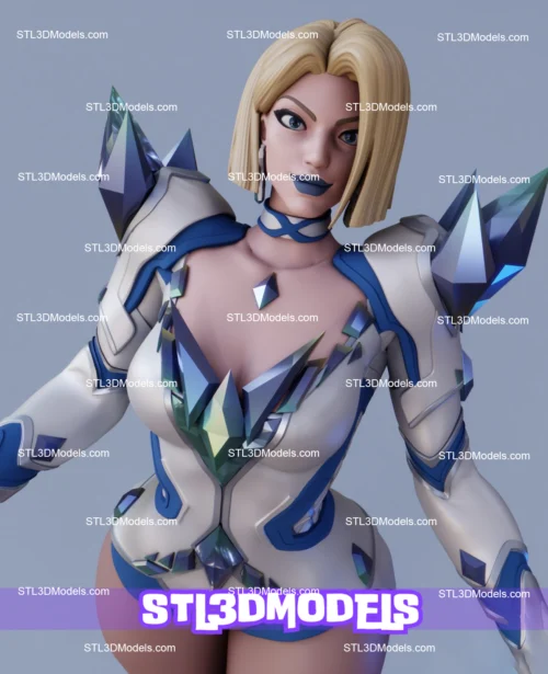 Emma Frost STL 3D Model 