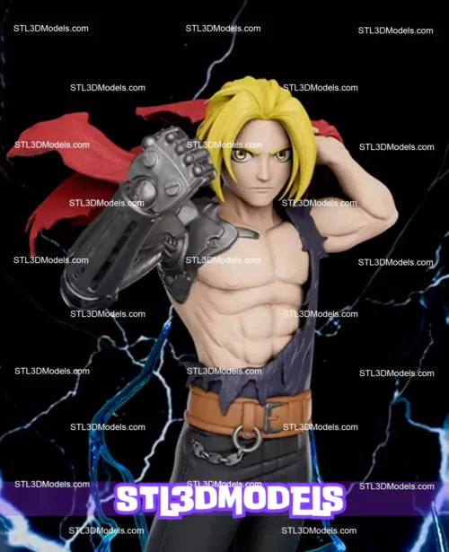 Edward Elric Tear Shirt STL 3D Model