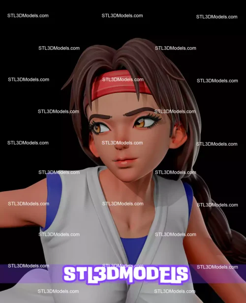 Yuri Sakazaki STL 3D Model