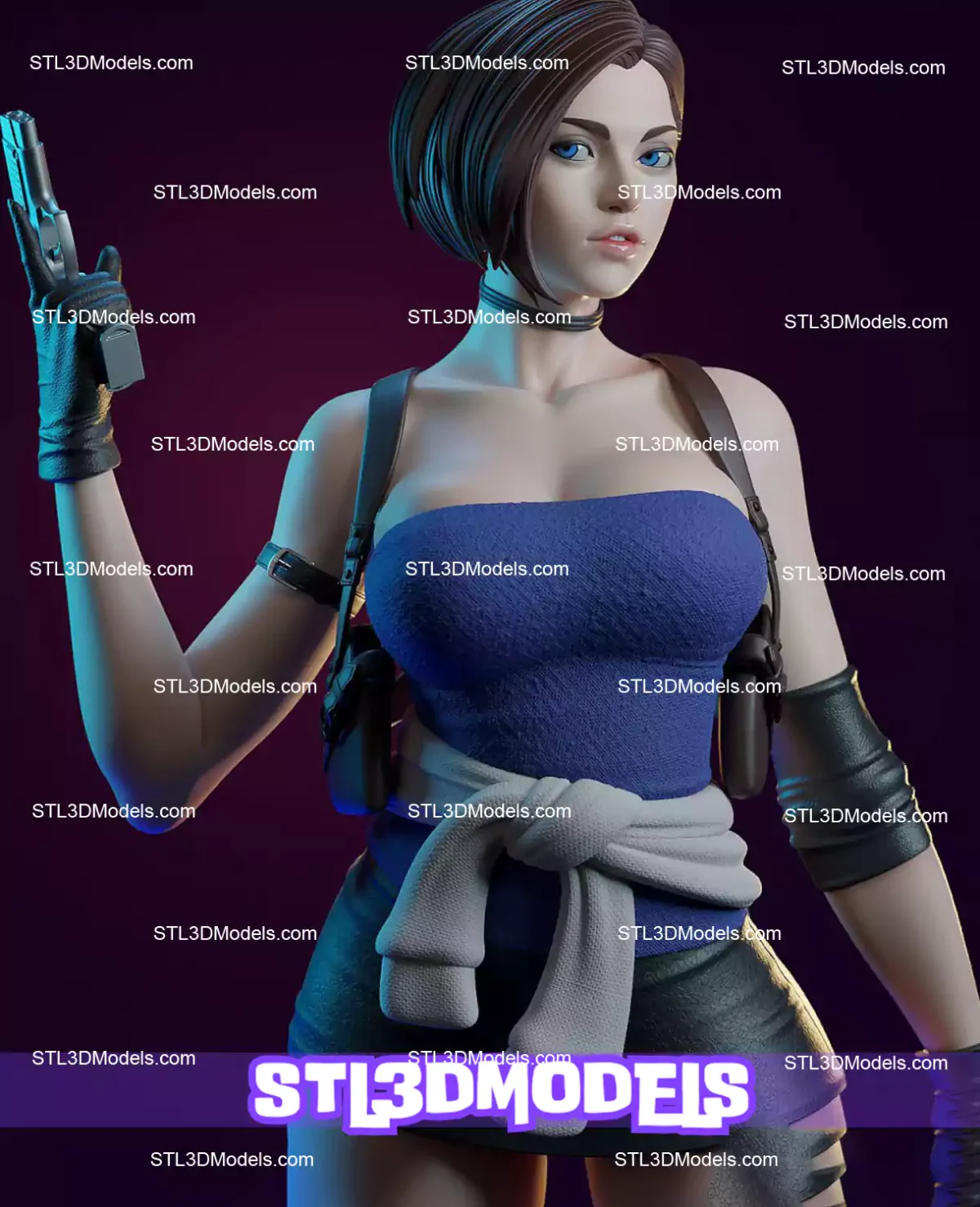 Jill Valentine STL 3D Model